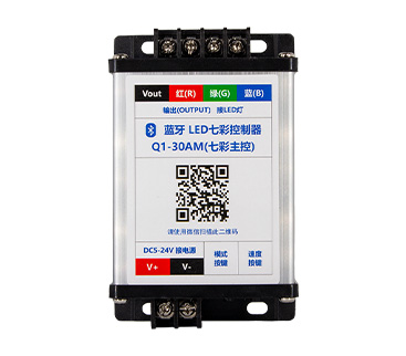 LED七彩燈控制器怎么接線(xiàn)？